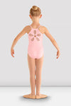 Bloch Girl's Camisole Heart Mesh Flower back Leotard