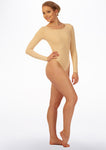 Bloch Women's Long Sleeve Nude Leotard