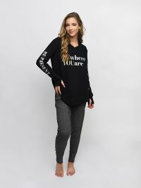 SugarandBruno Adult Be Present 365 French Terry Hoodie