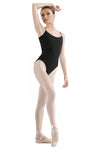 Women's Bloch Black Sissone High Leg Low Back Leotard