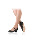 Leo Women's Black Chorus Line Character Shoes