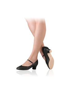 Leo Women's Black Chorus Line Character Shoes